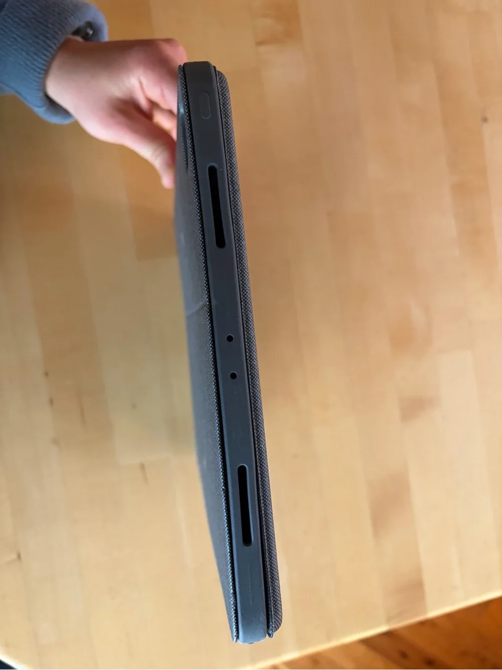 Logitech gray combo touch Tablet Keyboard Case with Trackpad 13” iPad Pro